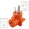 Ac Works Plug Adapter, 6-20R, 10-30P, 6-20P, 10-30P, 0 ft., Orange AD1030620 - alternate 4